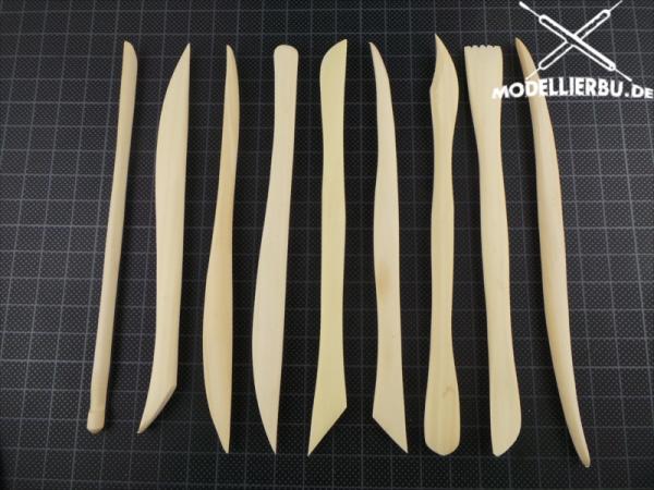 Mini Carving Tool Set 10 teilig Holz